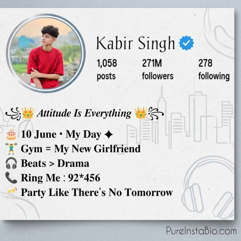 Instagram Bio For Boys