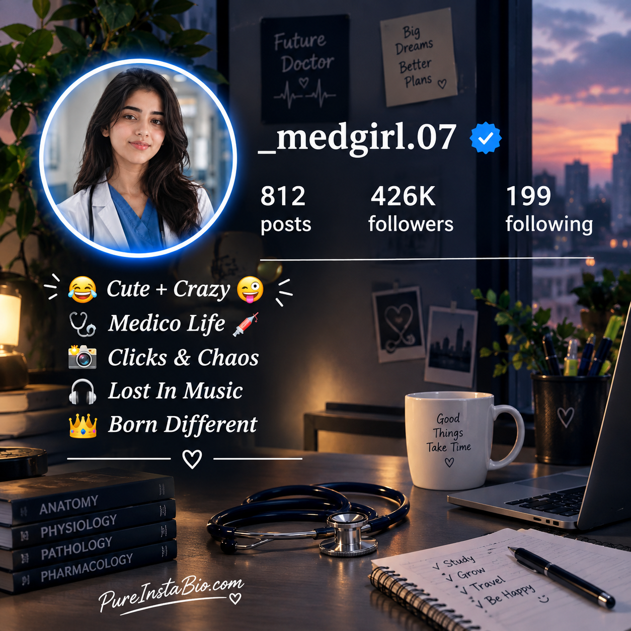 Medical Student Instagram Bio For Girl