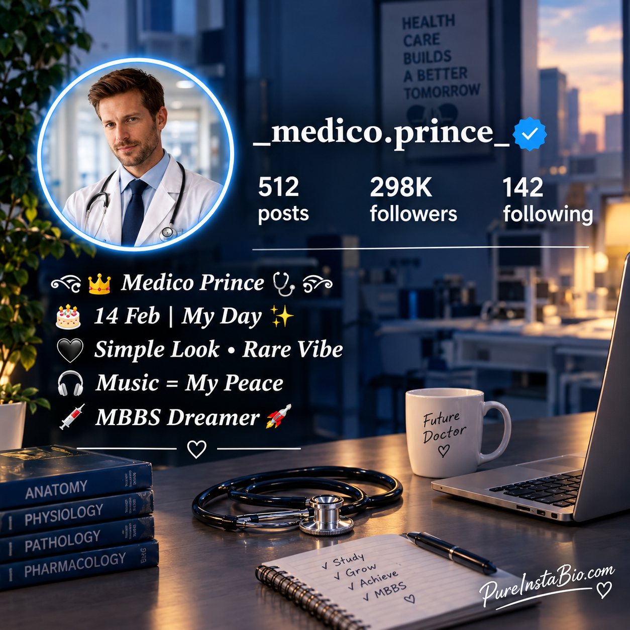 Medical Student Instagram Bio For Boy