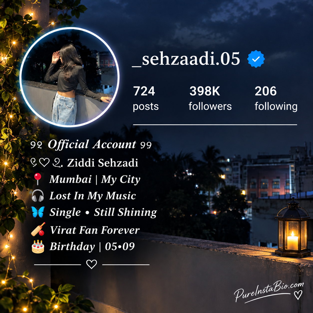 Bio For Girl Stylish
