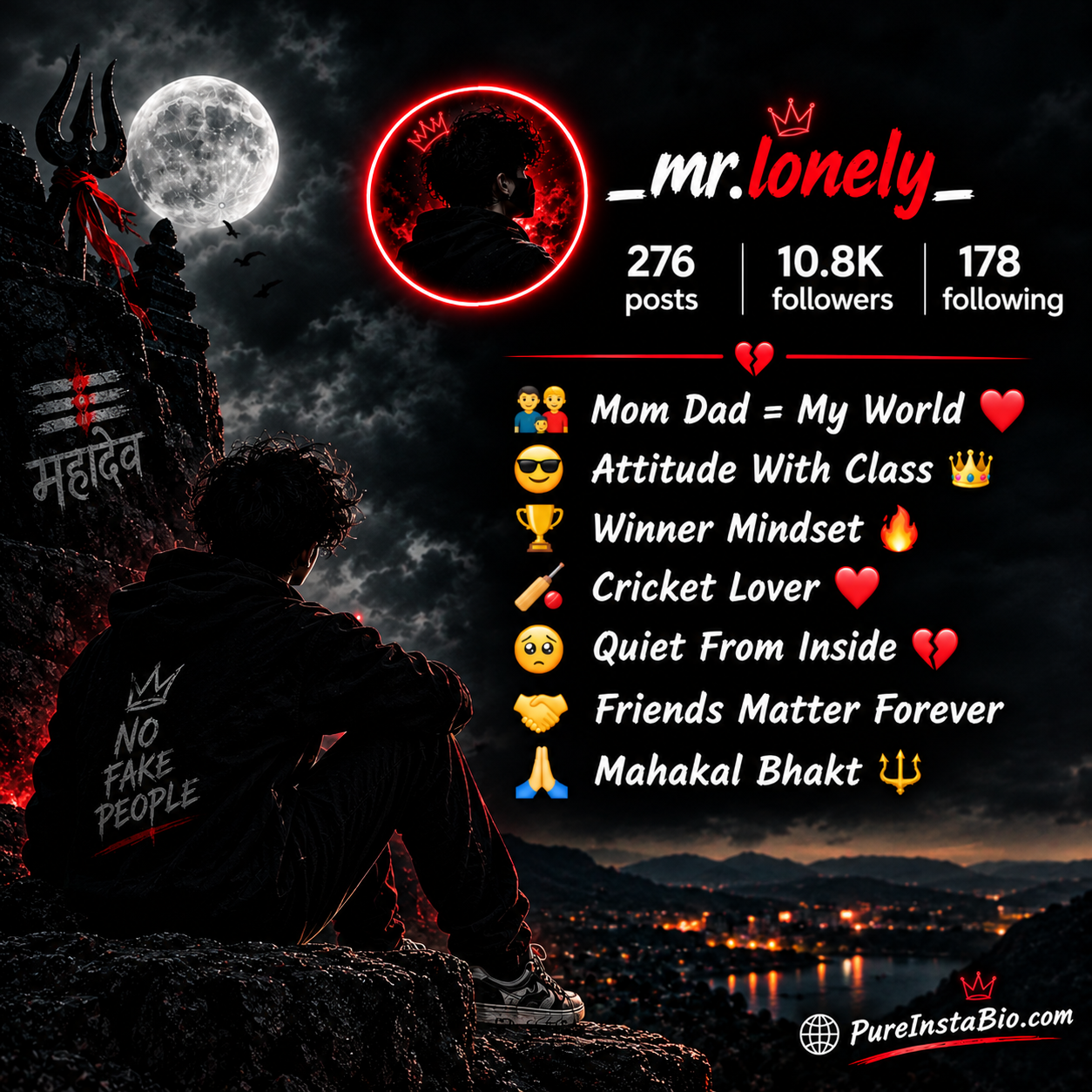 Sad alone bio for instagram